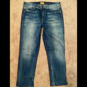 Mother demin, size 28, worn a few times.